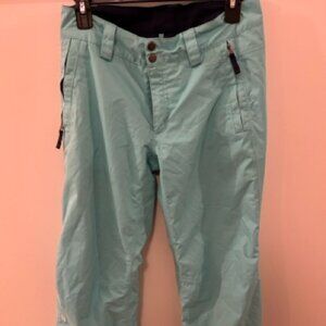 The North Face Womens Small Snow Ski Winter Waterproof Pants Insulated Wasabi